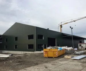 Nieuw dak sandwichpanelen